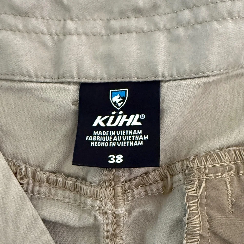 Kuhl Renegade Shorts Mens 38 Tan Hiking Outdoor Cargo Casual Gorpcore Travel
